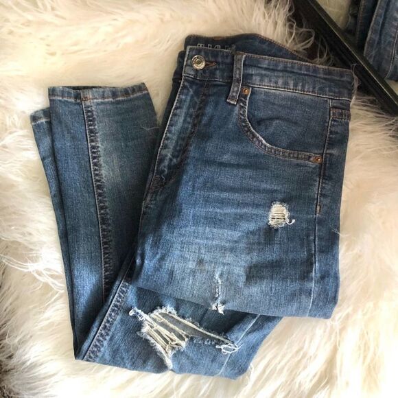 Wild Fable Distressed High Rise Skinny Jeans - Picture 1 of 7